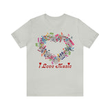 Copy of I Love Music Unisex Jersey Short Sleeve Tee (colour choices)