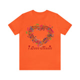 Copy of I Love Music Unisex Jersey Short Sleeve Tee (colour choices)
