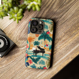 Tropical Piano iPhone Case - Floral Design for Music Lovers