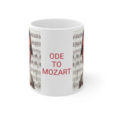 Ode To Mozart Design B on Ceramic Mug 11oz