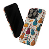 Musical Instruments Design 03 on iPhone Case - Beautiful Design for Music Lovers