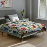 Musical Instruments Velveteen Minky Blanket 5