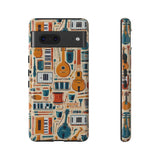 Musical Instruments Design 01 on Google Pixel Phone Case - Floral Design for Music Lovers