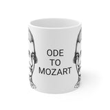 Ode To Mozart Design C on Ceramic Mug 11oz