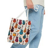 Musical Instrument Design 03 on Piano Tote Bag - Stylish Summer Accessory for Music Lovers