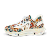Musical Instruments Design 01 on Men's Mesh Sneakers - Perfect for Summer Adventures
