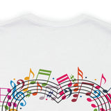 Copy of I Love Music Unisex Jersey Short Sleeve Tee (colour choices)