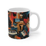 Piano Keys 11oz White Mug (7)