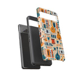 Musical Instruments Design 01 on Google Pixel Phone Case - Floral Design for Music Lovers
