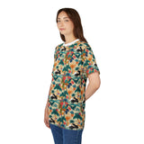 Tropical Piano Graphic Unisex Tee for Music Lovers