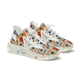 Musical Instruments Design 01 on Men's Mesh Sneakers - Perfect for Summer Adventures