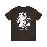 Beethoven Image on Unisex Jersey Short Sleeve Tee