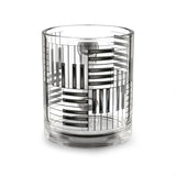 Piano Keys Design 01 on Glass Mug - 10oz Coffee Cup for Music Lovers