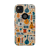 Musical Instruments Design 01 on Google Pixel Phone Case - Floral Design for Music Lovers