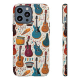 Musical Instruments Design 03 on iPhone Case - Beautiful Design for Music Lovers