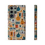 Musical Instruments Design 01 on Samsung Galaxy Phone Case - Floral Design for Music Lovers