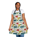 Colourful Musical Instruments Apron (AOP) 4