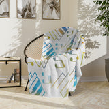 Piano Keys Velveteen Minky Blanket 4