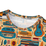Musical Instruments Design 02 Print on Men's Sports Jersey - Beach Vibes Apparel
