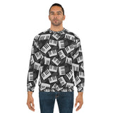 Piano Keys Unisex Sweatshirt (AOP) (1)