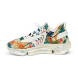 Tropical Piano Vibe Men's Mesh Sneakers - Perfect for Summer Adventures