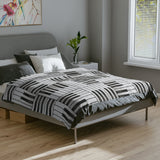 Piano Keys Velveteen Minky Blanket 3