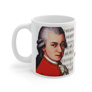 Ode To Mozart Design B on Ceramic Mug 11oz