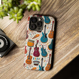 Musical Instruments Design 03 on iPhone Case - Beautiful Design for Music Lovers