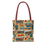 Musical Instrument Design 02 on Piano Tote Bag - Stylish Summer Accessory for Music Lovers