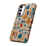 Musical Instruments Design 01 on Samsung Galaxy Phone Case - Floral Design for Music Lovers