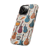 Musical Instruments Design 03 on iPhone Case - Beautiful Design for Music Lovers