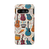 Musical Instruments Design 03 on Google Pixel Phone Case - Beautiful Design for Music Lovers