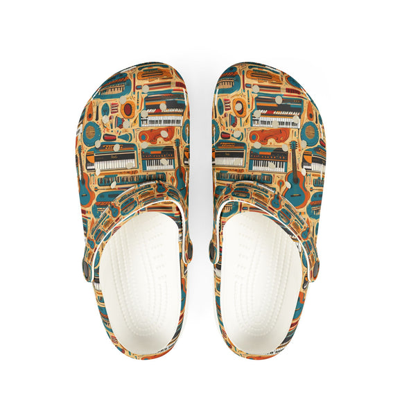 Musical Instruments Design 02 on Clogs for Summer Adventures