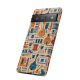 Musical Instruments Design 01 on Google Pixel Phone Case - Floral Design for Music Lovers