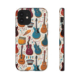 Musical Instruments Design 03 on iPhone Case - Beautiful Design for Music Lovers