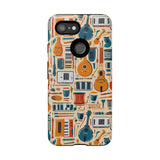 Musical Instruments Design 01 on Google Pixel Phone Case - Floral Design for Music Lovers