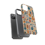 Musical Instruments Design 01 on iPhone Case - Floral Design for Music Lovers