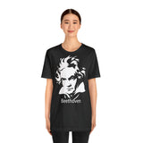 Beethoven Image on Unisex Jersey Short Sleeve Tee