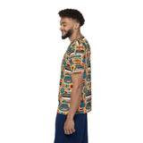Musical Instruments Design 02 Print on Men's Sports Jersey - Beach Vibes Apparel