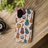Musical Instruments Design 03 on iPhone Case - Beautiful Design for Music Lovers