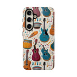 Musical Instruments Design 03 on Samsung Galaxy Phone Case - Beautiful Design for Music Lovers