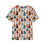 Musical Instruments Design 03 Print on Men's Sports Jersey - Beach Vibes Apparel