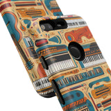 Musical Instruments Design 02 on Google Pixel Phone Case - Beautiful Design For Music Lovers
