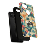 Tropical Piano Google Pixel Phone Case - Floral Design for Music Lovers