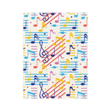 Musical Notes Velveteen Minky Blanket 2