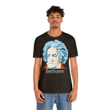 Beethoven Image on Unisex Jersey Short Sleeve Tee