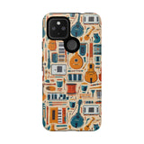 Musical Instruments Design 01 on Google Pixel Phone Case - Floral Design for Music Lovers