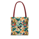 Tropical Piano Tote Bag - Stylish Summer Accessory for Music Lovers