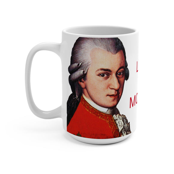 Love To Mozart - Design A on Mug 15oz