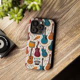 Musical Instruments Design 03 on iPhone Case - Beautiful Design for Music Lovers